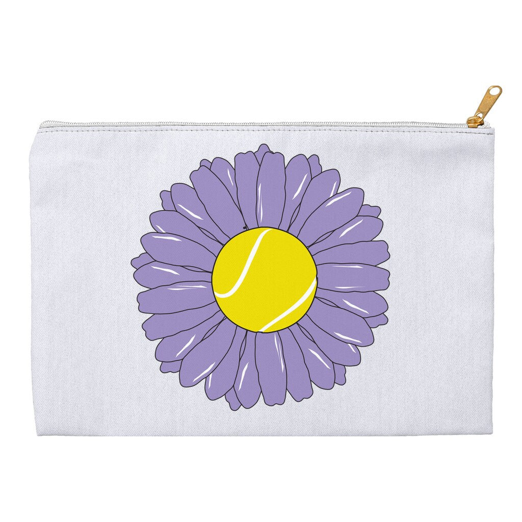 Tennis Accessory Pouch, Tennis Gifts, Tennis Captain Gift, Flower Accessory Pouch, Sports Bag, Tennis Bag, Tennis Gift for Her, Flower Gift