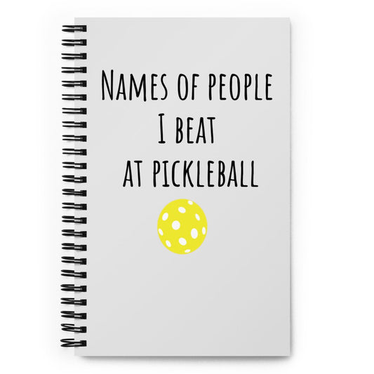 Pickleball Notebook, Funny PIckleball, Pickleball Gifts, Mothers Day Gift, Sports Notebooks, Pickleball Captain Gift, Spiral Notebook