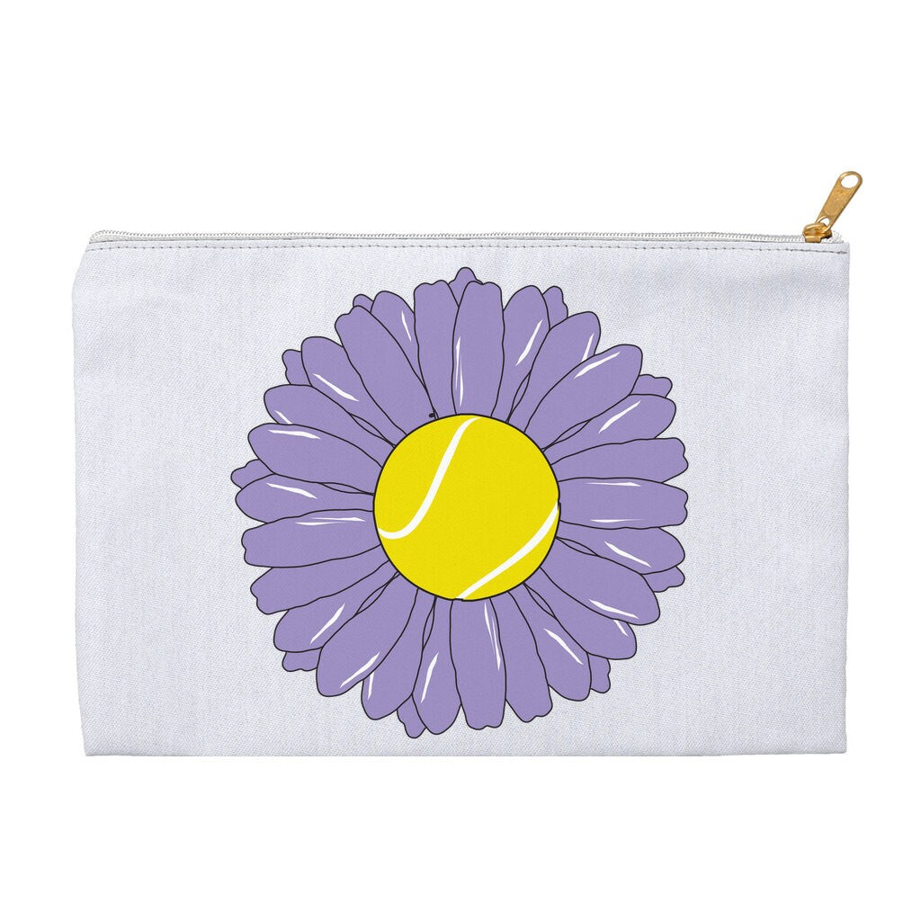 Tennis Accessory Pouch, Tennis Gifts, Tennis Captain Gift, Flower Accessory Pouch, Sports Bag, Tennis Bag, Tennis Gift for Her, Flower Gift