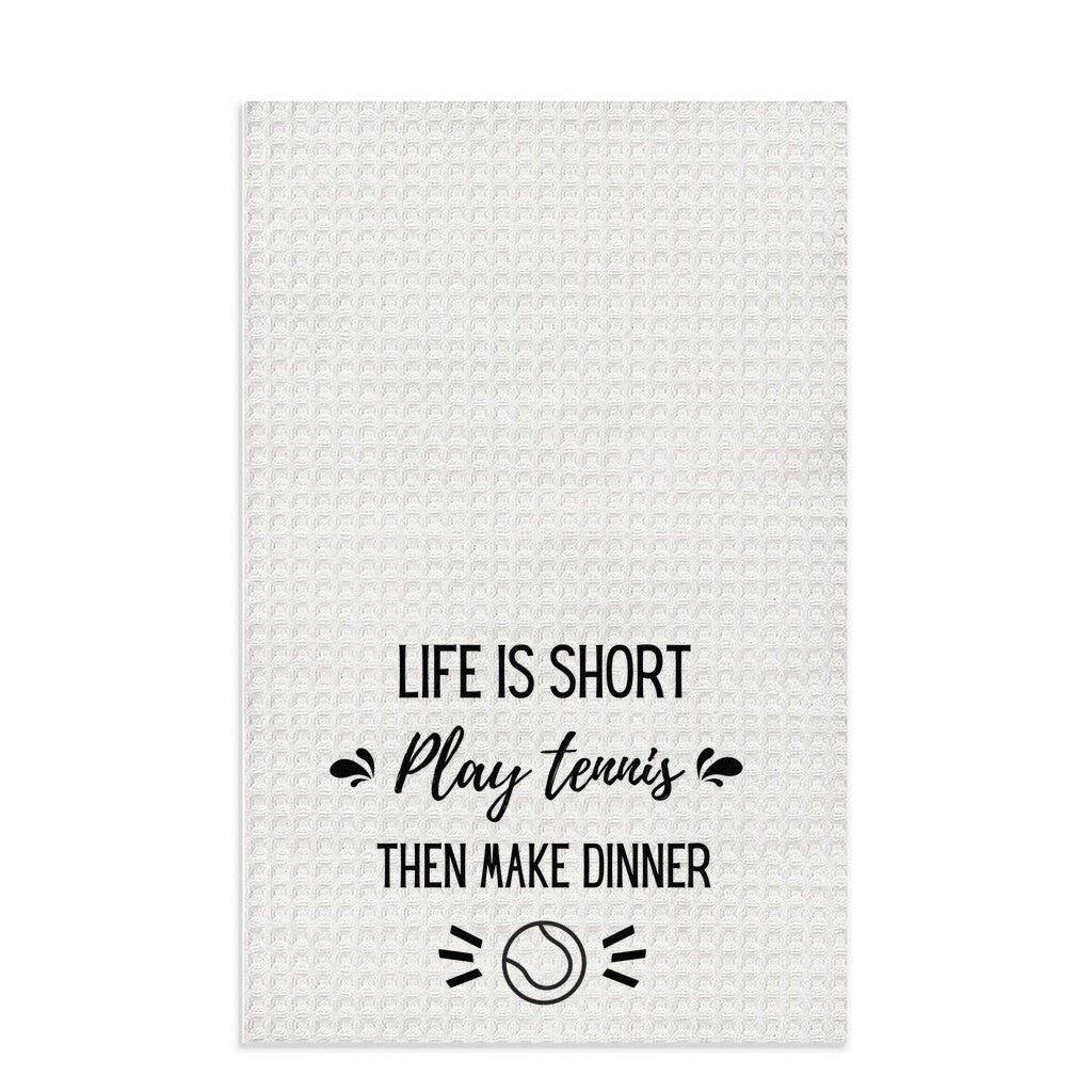 Funny Dish Towels, Tennis Gifts For Her, Mother'S Day Gifts, Kitchen Towels, Funny Tennis Gifts For Her