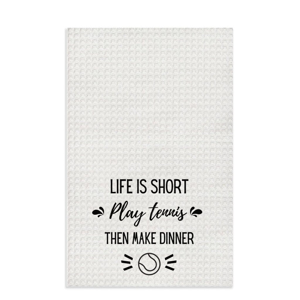 Funny Dish Towels, Tennis Gifts For Her, Mother'S Day Gifts, Kitchen Towels, Funny Tennis Gifts For Her