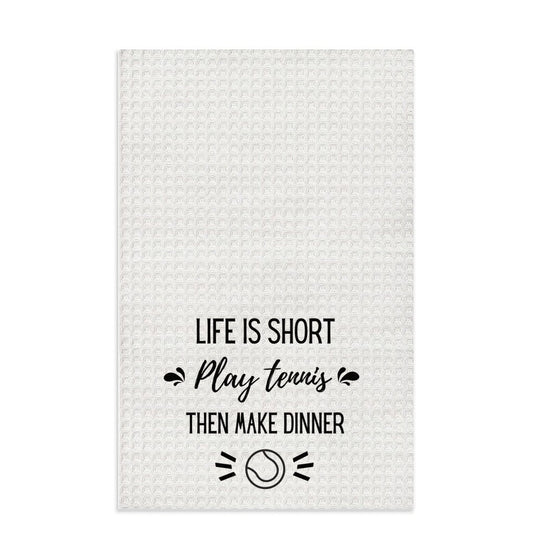 Funny Dish Towels, Tennis Gifts For Her, Mother'S Day Gifts, Kitchen Towels, Funny Tennis Gifts For Her