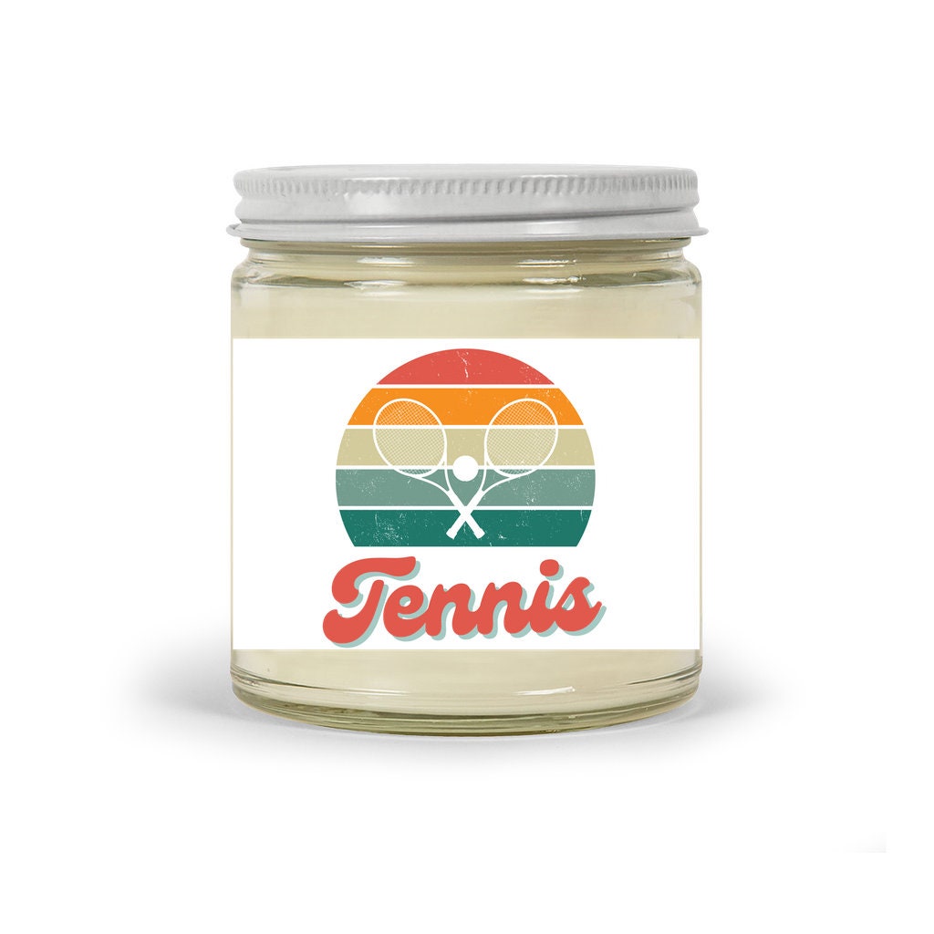 Tennis Candle, Tennis Gifts, Scented Tennis Candle, Tennis Captain Gifts, Mother'S Day, Tennis Player