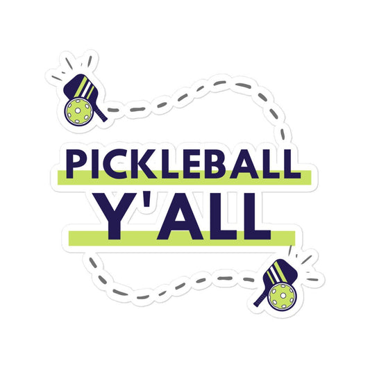 Pickleball Stickers, Southern Stickers, Pickleball Gifts, Pickleball Accessories, Water Bottle Stickers, Y'all Sticker, Pickleball Player