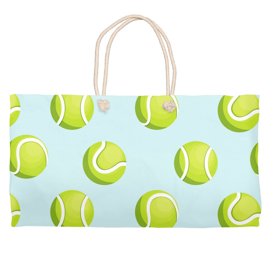 Tennis Bag, Weekender Tote, Weekend Tennis Bag, Tennis Gifts, Tennis Accessories, Sports Bags, Tennis Player, Tennis Captain Gifts