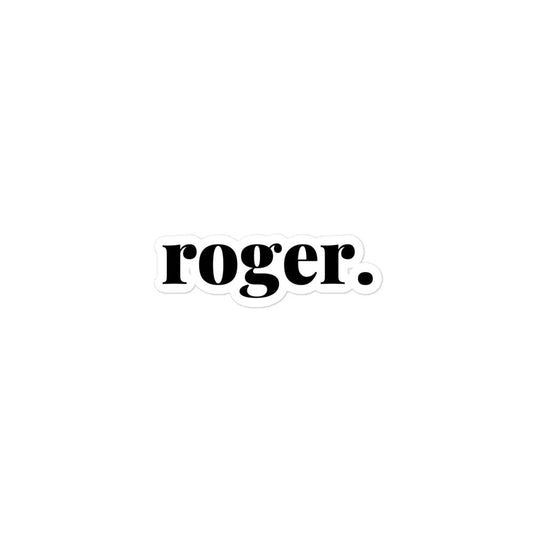 Roger Federer Sticker, Tennis Sticker, Tennis Gifts, Federer Fan, Federer Retirement, Sports Stickers, Tennis Decal, Roger